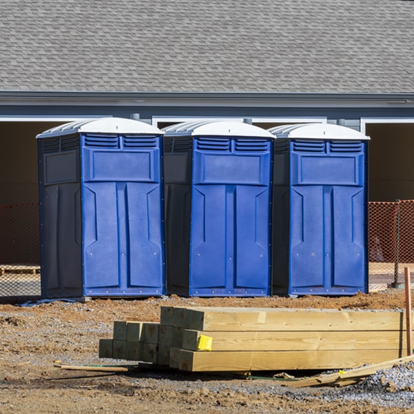 are there any restrictions on where i can place the portable restrooms during my rental period in Rock Hill